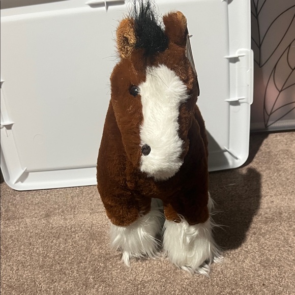 The Petting Zoo Other - Brown and White Plush Horse Toy